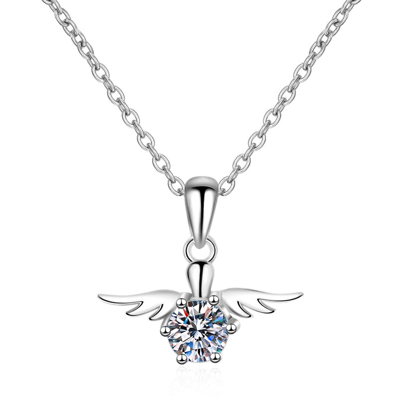 Moissanite Necklaces in 925 Sterling Silver 0.5ct