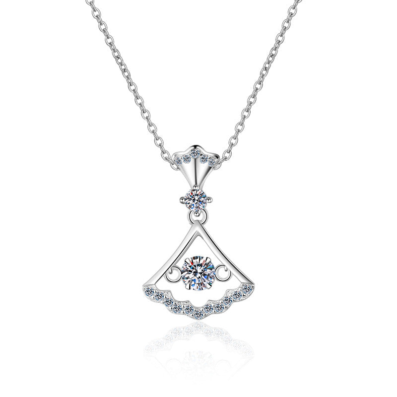 Moissanite Necklaces in 925 Sterling Silver 0.3ct