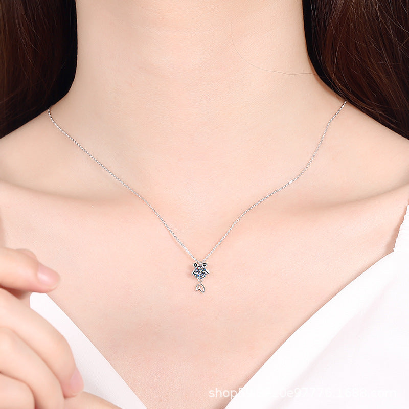 Moissanite Necklaces in 925 Sterling Silver 0.5ct 1ct