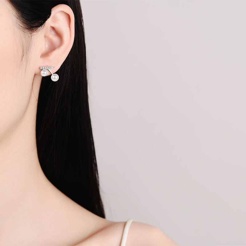 Moissanite Earrings in 925 Sterling Silver