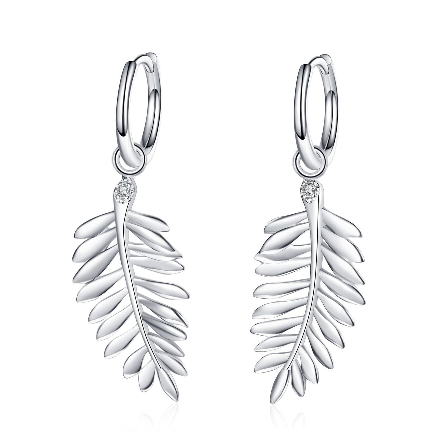 Moissanite Earrings in 925 Sterling Silver