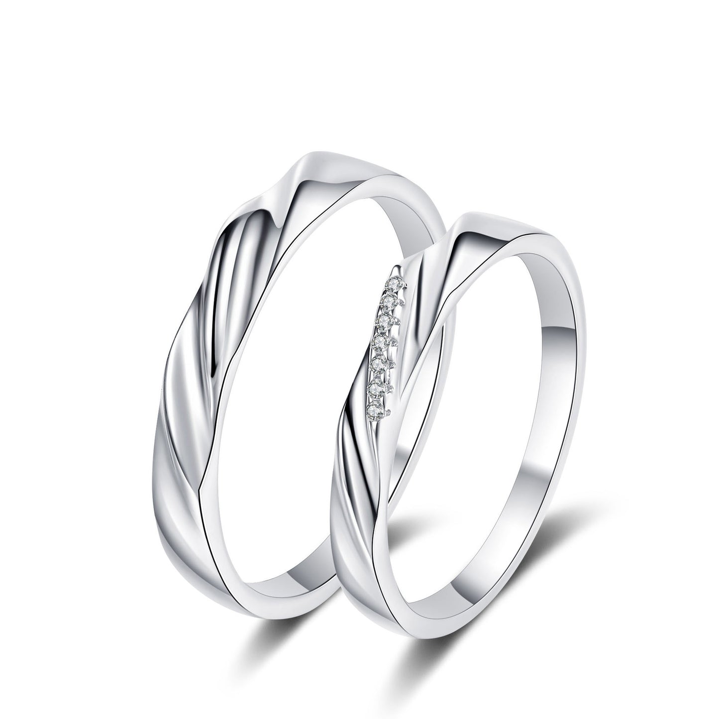 Moissanite Ring in 925 Sterling Silver