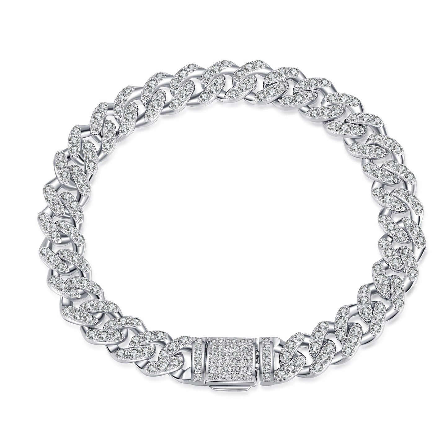 Moissanite Tennis Bracelets in 925 Sterling Silver 4.31ct 15.5cm