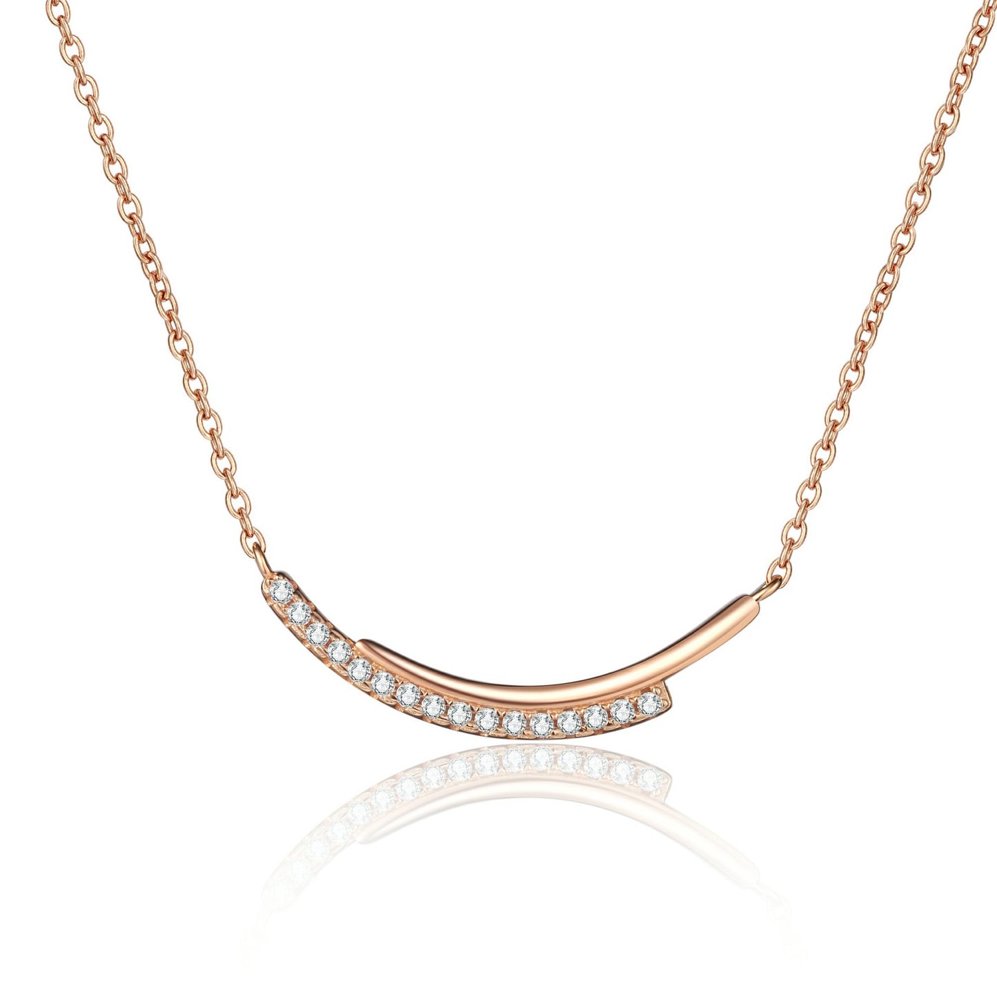 Moissanite Necklaces in 925 Sterling Silver 0.24ct