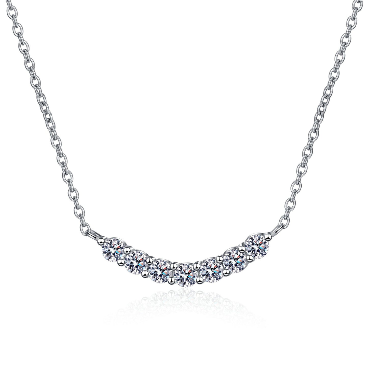 Moissanite Necklaces in 925 Sterling Silver 1.4ct