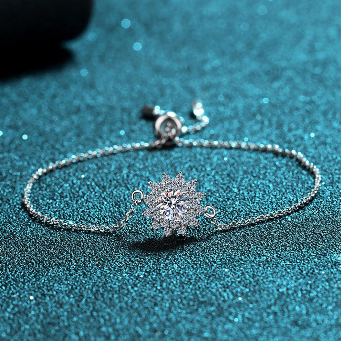 Moissanite Bracelets in 925 Sterling Silver 0.5ct