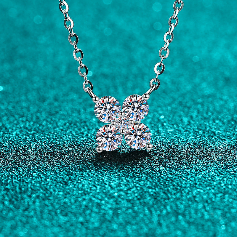 Moissanite Necklaces in 925 Sterling Silver 1.26ct