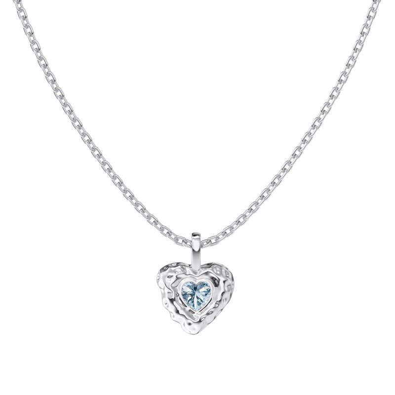 925 Sterling Silver Necklace & Pendant with Cubic Zircon
