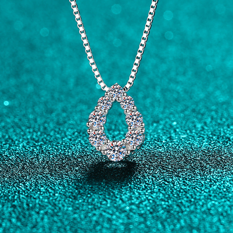 Moissanite Necklaces in 925 Sterling Silver 0.62ct