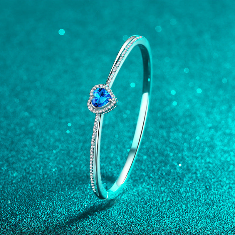 Moissanite Bangles in 925 Sterling Silver 1.45ct