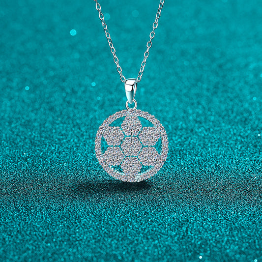 Moissanite Necklaces in 925 Sterling Silver 1.185ct
