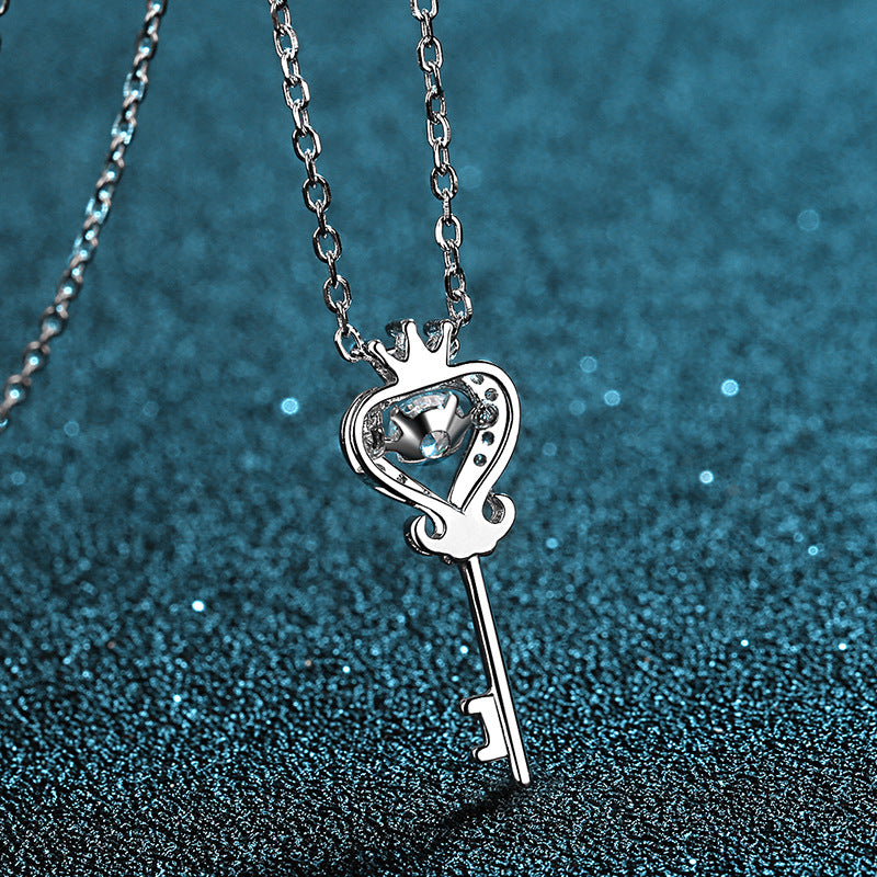 Moissanite Necklaces in 925 Sterling Silver 0.3ct