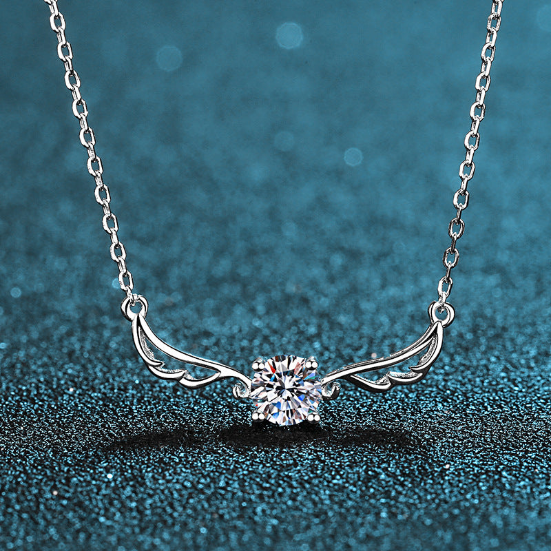 Moissanite Necklaces in 925 Sterling Silver 0.5ct