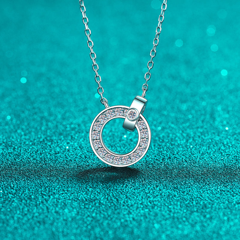 Moissanite Necklaces in 925 Sterling Silver 0.45ct