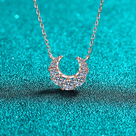 Moissanite Necklaces in 925 Sterling Silver 0.66ct