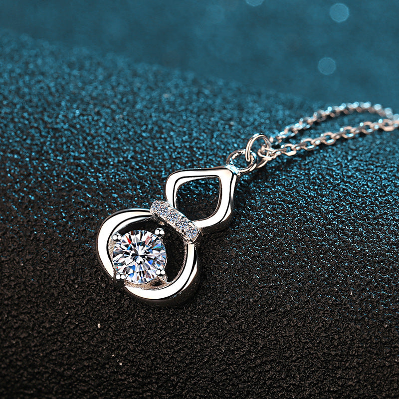 Moissanite Necklaces in 925 Sterling Silver 0.5ct