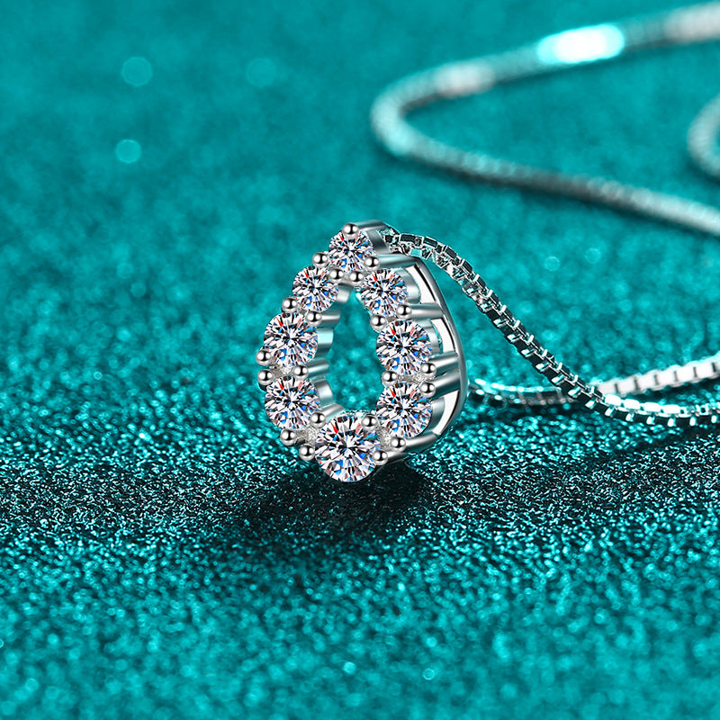 Moissanite Necklaces in 925 Sterling Silver 0.62ct