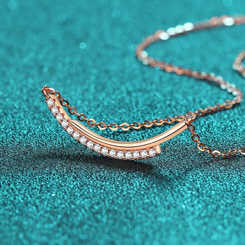 Moissanite Necklaces in 925 Sterling Silver 0.24ct