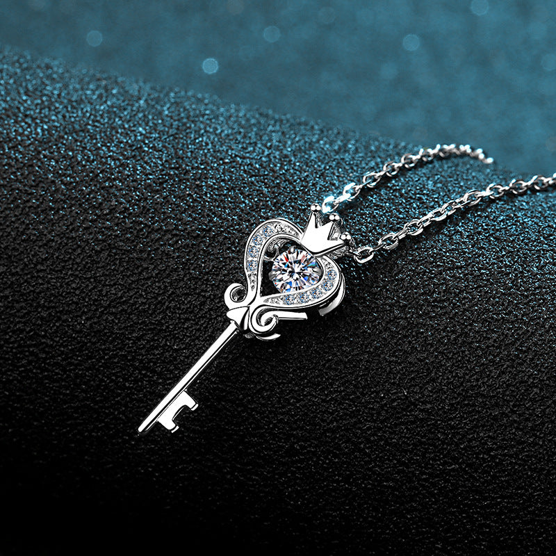 Moissanite Necklaces in 925 Sterling Silver 0.3ct