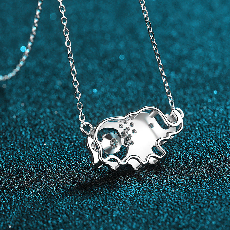 Moissanite Necklaces in 925 Sterling Silver 0.5ct