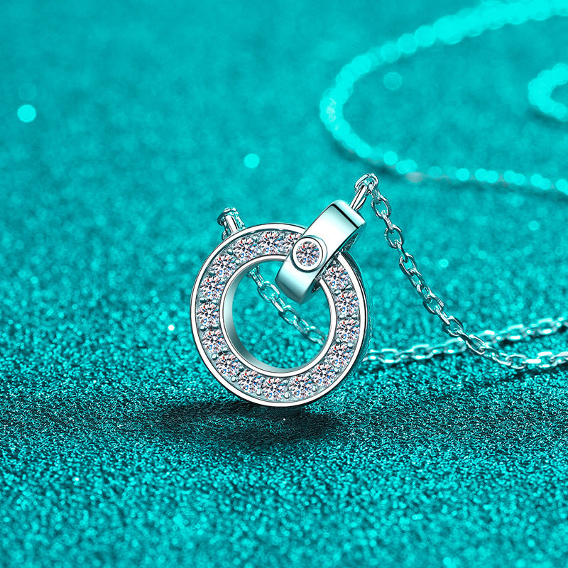 Moissanite Necklaces in 925 Sterling Silver 0.45ct
