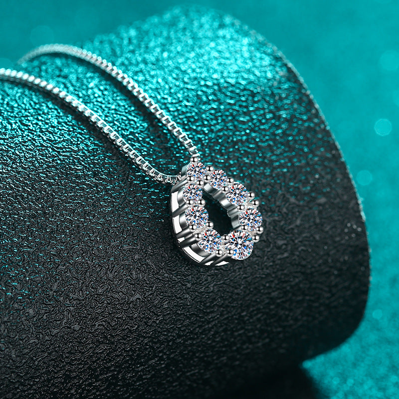 Moissanite Necklaces in 925 Sterling Silver 0.62ct