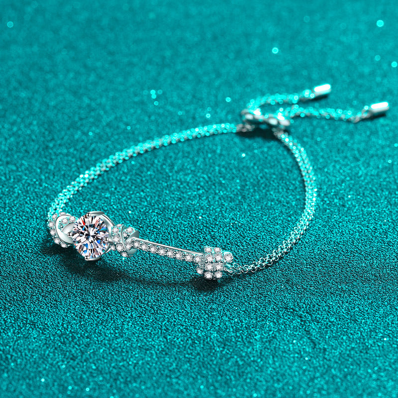 Moissanite Bracelets in 925 Sterling Silver 2ct