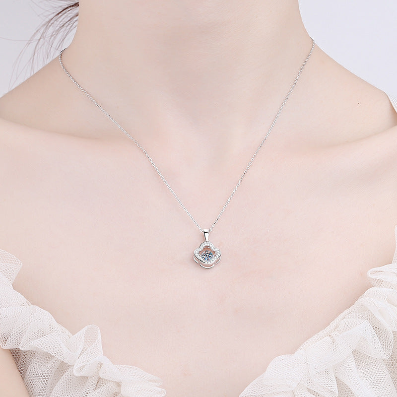 Moissanite Necklaces in 925 Sterling Silver 0.5ct