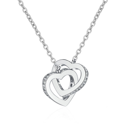 Moissanite Necklaces in 925 Sterling Silver 0.48ct