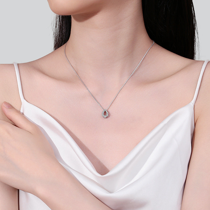 Moissanite Necklaces in 925 Sterling Silver 0.62ct
