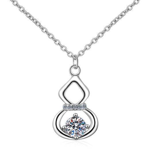 Moissanite Necklaces in 925 Sterling Silver 0.5ct