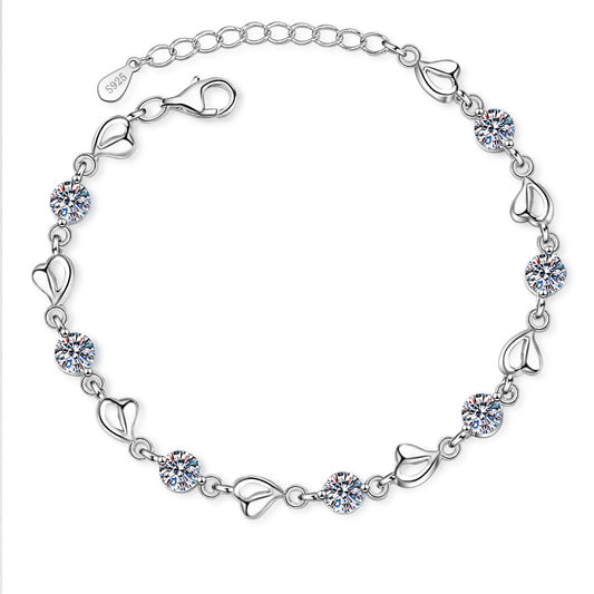Moissanite Bracelets in 925 Sterling Silver 3.5ct