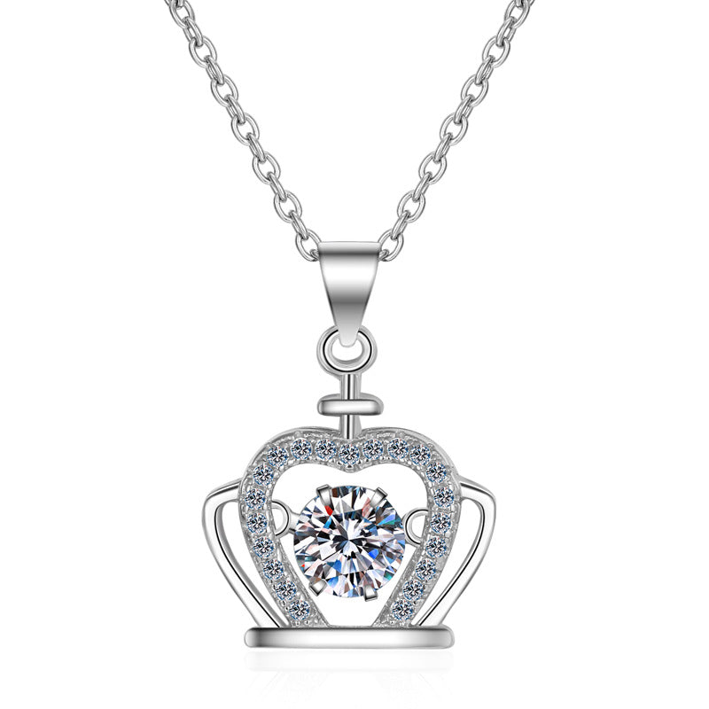 Moissanite Necklaces in 925 Sterling Silver 0.5ct