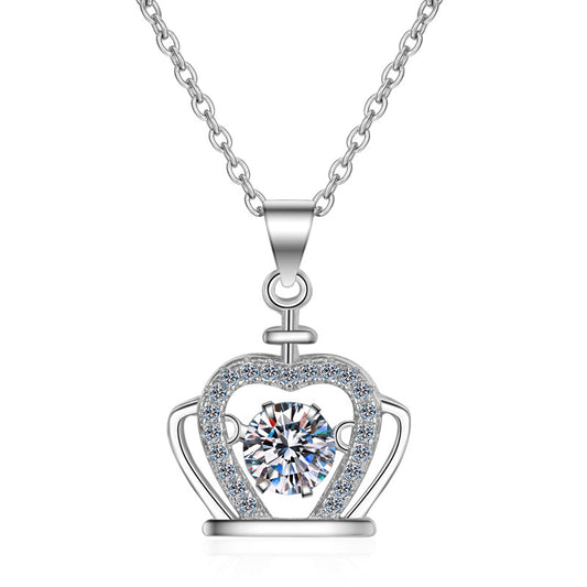 Moissanite Necklaces in 925 Sterling Silver 0.5ct
