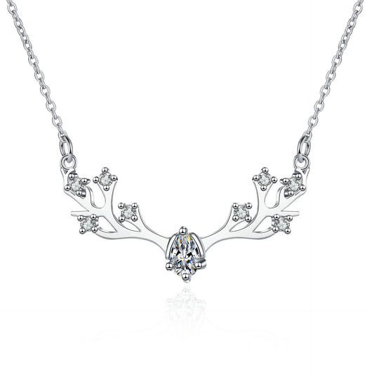 Moissanite Necklaces in 925 Sterling Silver 0.35ct