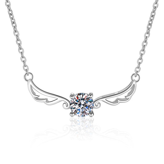 Moissanite Necklaces in 925 Sterling Silver 0.5ct