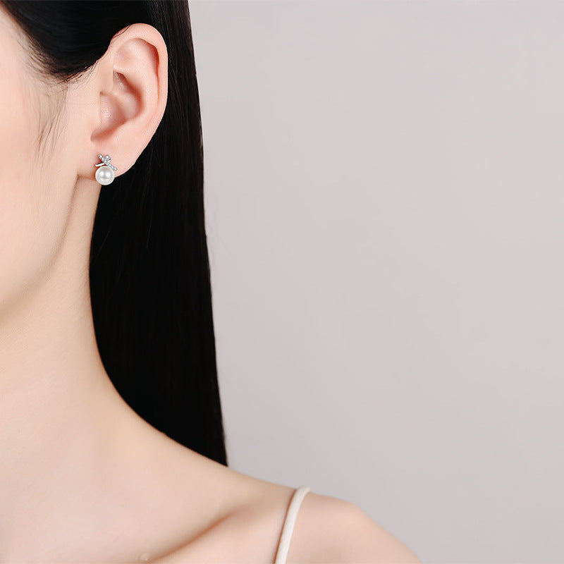 Moissanite Earrings in 925 Sterling Silver
