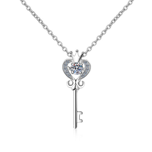 Moissanite Necklaces in 925 Sterling Silver 0.3ct