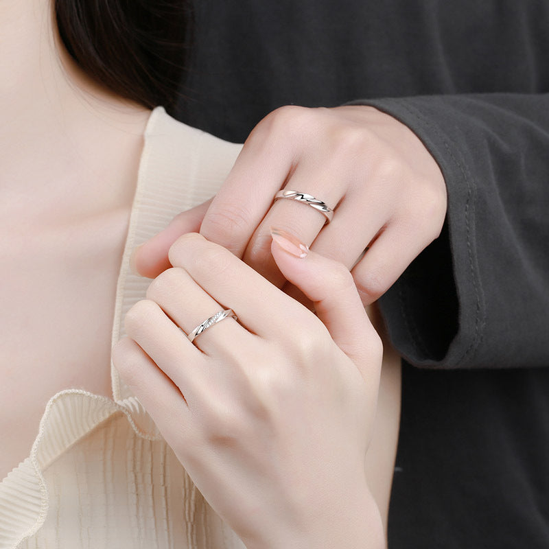 Moissanite Ring in 925 Sterling Silver
