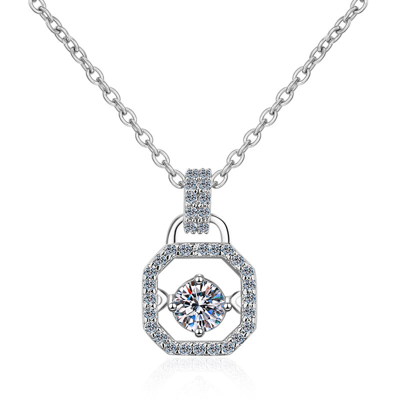 Moissanite Necklaces in 925 Sterling Silver 0.3ct