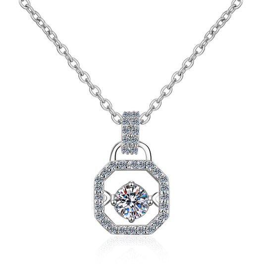 Moissanite Necklaces in 925 Sterling Silver 0.3ct