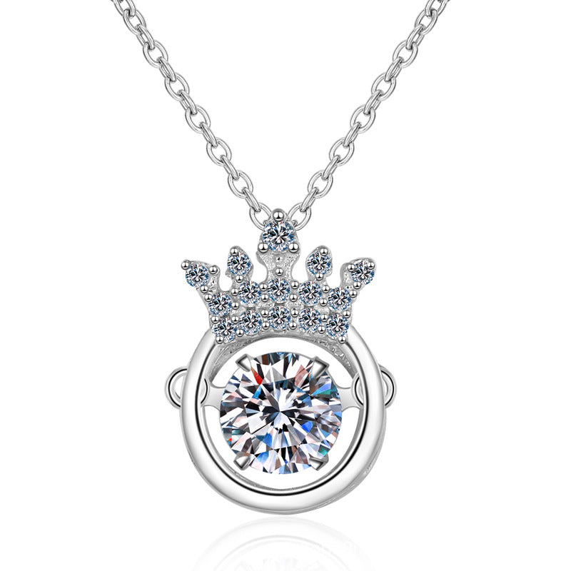 Moissanite Necklaces in 925 Sterling Silver 0.5ct