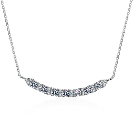 Moissanite Necklaces in 925 Sterling Silver 0.7ct