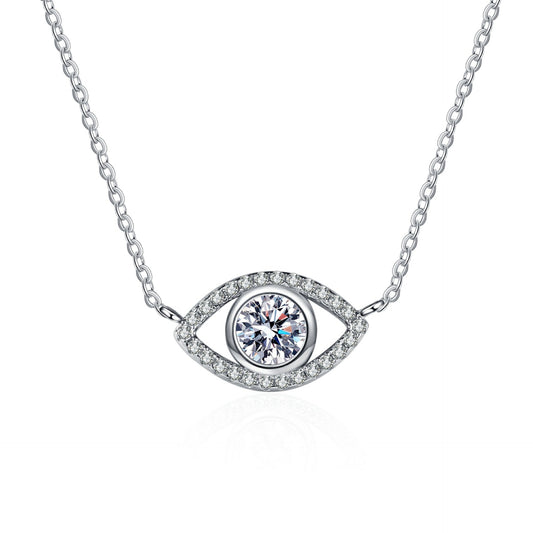 Moissanite Necklaces in 925 Sterling Silver 0.5ct