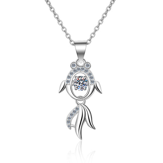 Moissanite Necklaces in 925 Sterling Silver 0.3ct