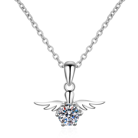 Moissanite Necklaces in 925 Sterling Silver 0.5ct