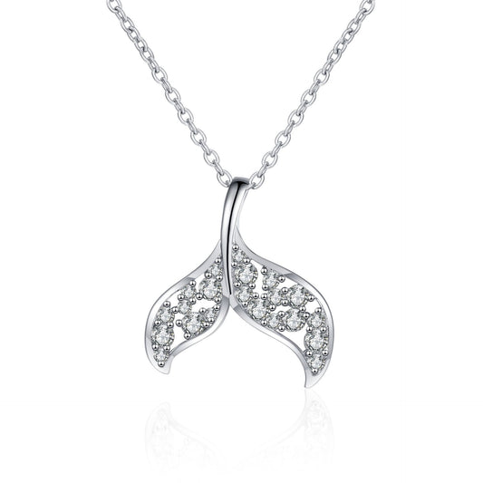Moissanite Necklaces in 925 Sterling Silver 0.393ct