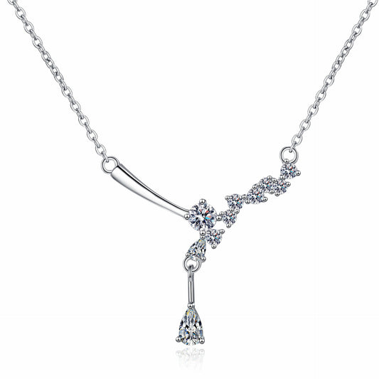 Moissanite Necklaces in 925 Sterling Silver 0.85ct