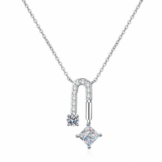 Moissanite Necklaces in 925 Sterling Silver 1.3ct