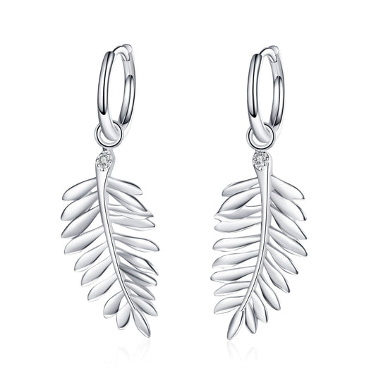 Moissanite Earrings in 925 Sterling Silver